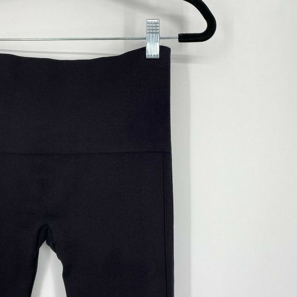 Spanx Look At Me Now Shaping Seamless Crop Leggings High Rise Black Size Medium - Picture 7 of 10